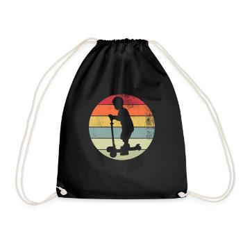 Scooter Stunt Scooter pour enfants Rétro - Sac de sport léger - noir - Devant