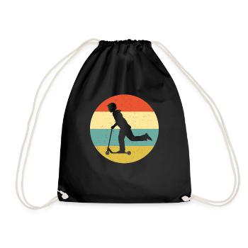 Scooter Stunt Scooter pour enfants Rétro - Sac de sport léger - noir - Devant