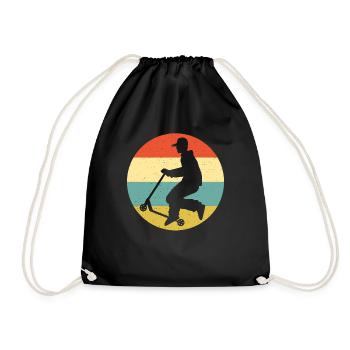 Scooter Stunt Scooter pour enfants Rétro - Sac de sport léger - noir - Devant