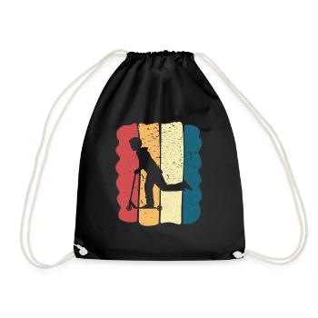 Scooter Stunt Scooter pour enfants Rétro - Sac de sport léger - noir - Devant