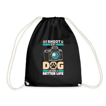 Chien directeur de la photographie - Sac de sport léger - noir - Devant