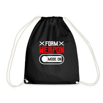 Fantasy role-playing games Larp Larping - Drawstring Bag - black - Front