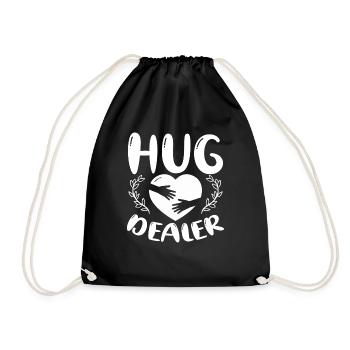 Hug Dealer Embrace Friendship Love Affection - Sac de sport léger - noir - Devant