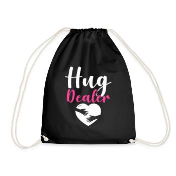 Hug Dealer Embrace Friendship Love Affection - Sac de sport léger - noir - Devant