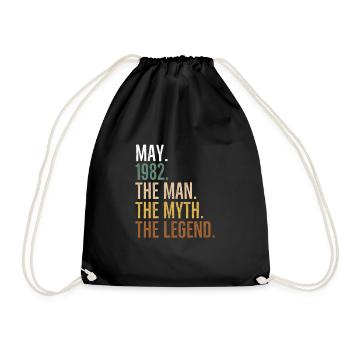 Mai 1982 L’homme Le mythe La légende - Sac de sport léger - noir - Devant