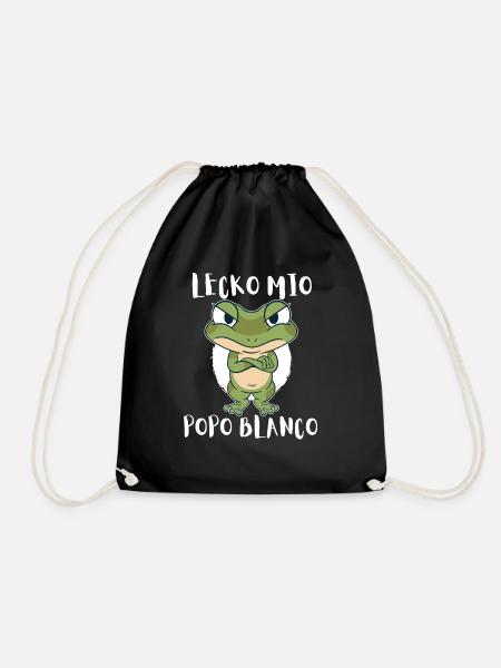Lecko Mio Popo Blanco - Turnbeutel - Schwarz
