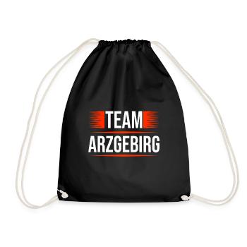 Team Arzgebirg - Turnbeutel - Schwarz - Vorne