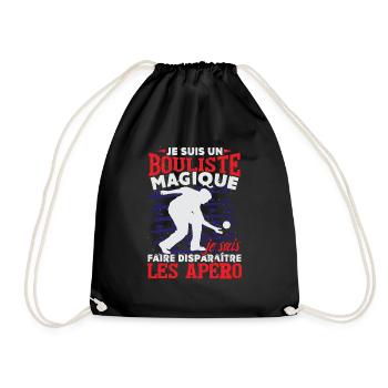 Je Suis Un Bouliste Magique - Sac de sport léger - noir - Devant
