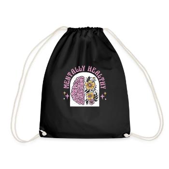 Psychology Psychologist - Drawstring Bag - black - Front