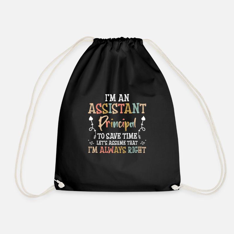 Enseignante Directrice adjointe - Sac de sport léger - noir
