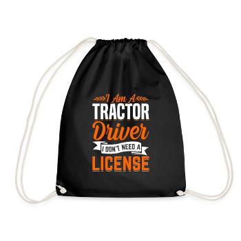 Quota d’agriculteur pour tracteurs agricoles - Sac de sport léger - noir - Devant