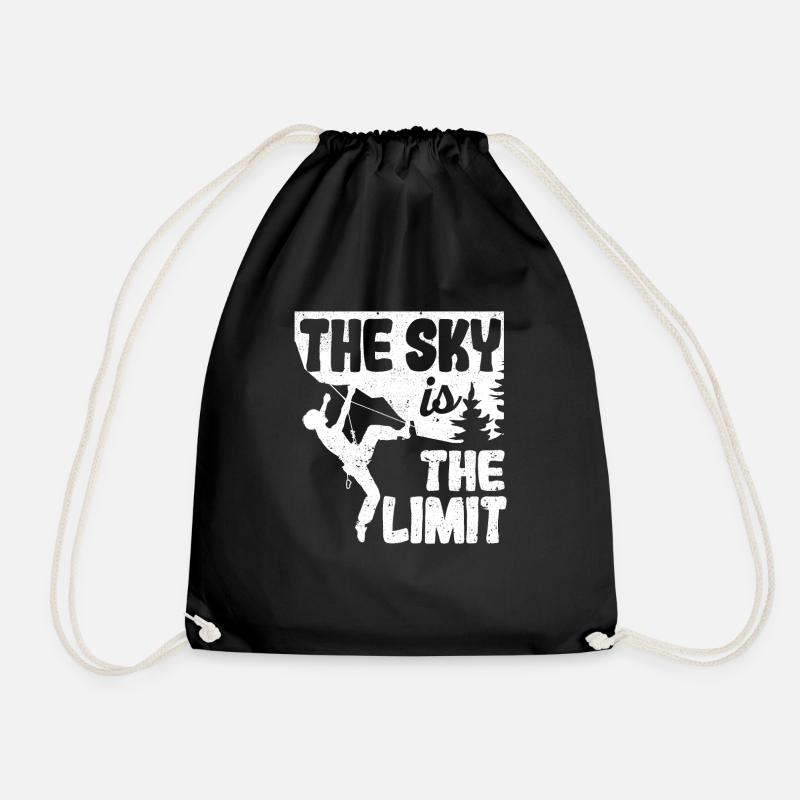 Le ciel est la limite Escalade Bloc - Sac de sport léger - noir