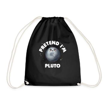 Pluto - Drawstring Bag - black - Front