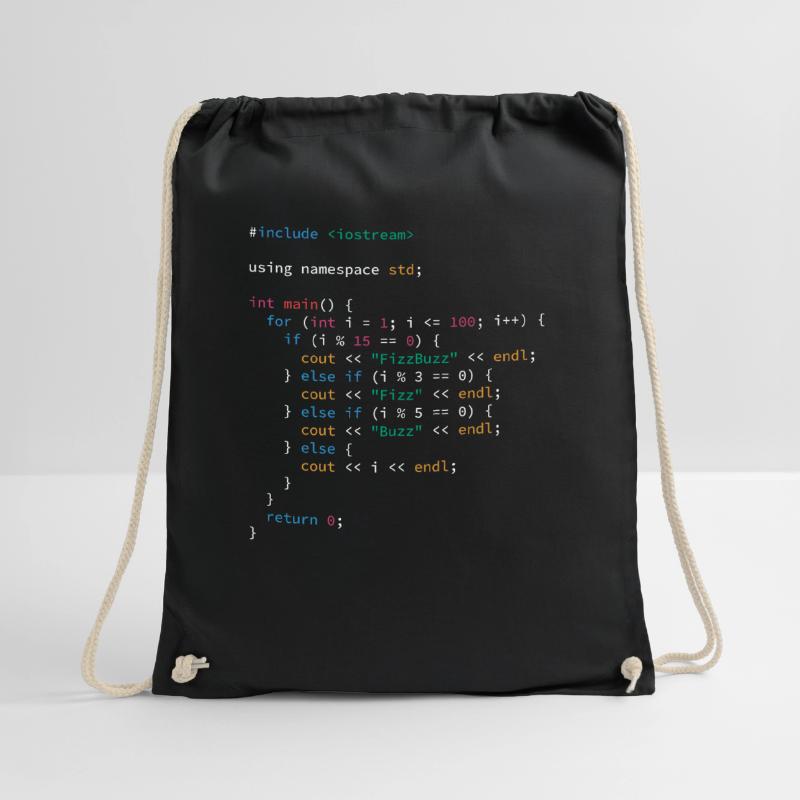 Algorithme FizzBuzz c langage de programmation Sac de sport léger