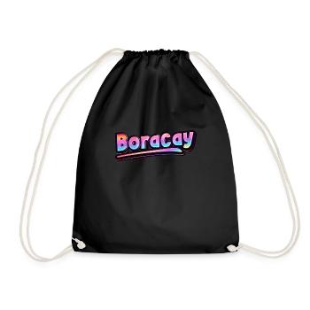 Vintage Philippines Holiday Asia Boracay - Sac de sport léger - noir - Devant