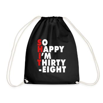 Drôle d’âge de naissance 20 ans heureux j’ai 20 ans - Sac de sport léger - noir - Devant
