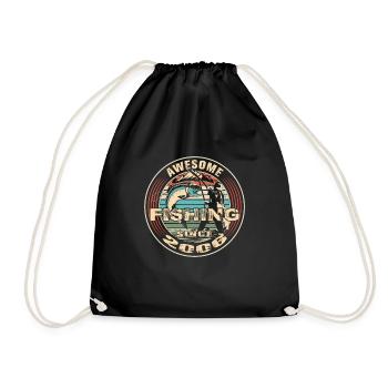 Génial depuis 2006. Angel, l’anniversaire du pêcheur - Sac de sport léger - noir - Devant