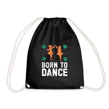 Irish Dance St. Patrick's Dance - Drawstring Bag - black - Front