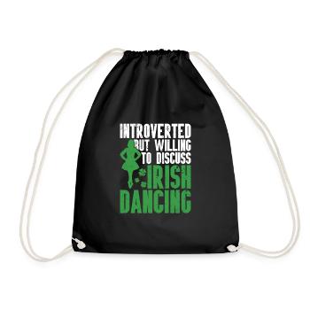 Irish Dance St. Patrick's Dance - Drawstring Bag - black - Front