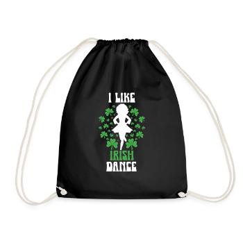 Irish Dance St. Patrick's Dance - Drawstring Bag - black - Front