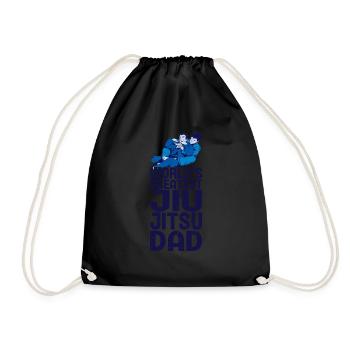 Jiu Jitsu Dad Gi Jiu - Turnbeutel - Schwarz - Vorne