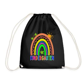 Kindergarten Rainbow Teacher Kids Back To School - Sac de sport léger - noir - Devant