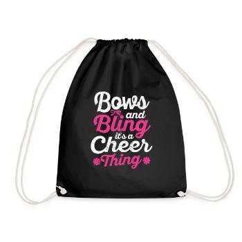 Broyer et souffler C’est une chose de joie - Sac de sport léger - noir - Devant