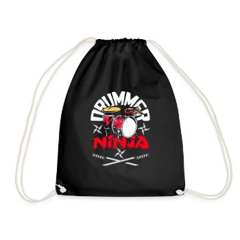 Drums Drummer Gift - Sac de sport léger - noir - Devant
