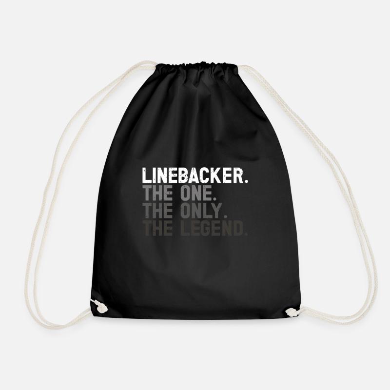 Lineman Football Player Offensive Defensive - Turnbeutel - Schwarz