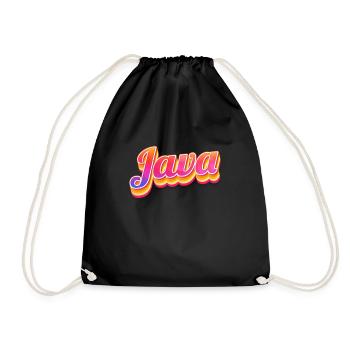 Vintage Indonésie Holiday Asia Java - Sac de sport léger - noir - Devant