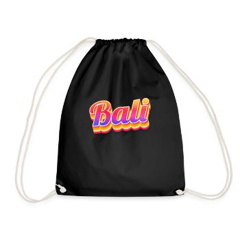 Vintage Indonésie Holiday Travel Asie Bali - Sac de sport léger - noir - Devant