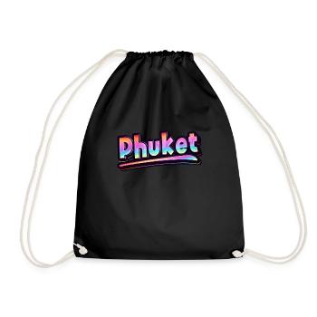 Vintage Thaïlande Vacances Asie Thaï Phuket - Sac de sport léger - noir - Devant