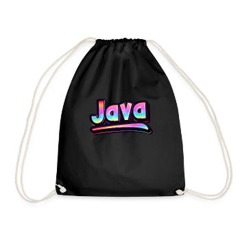Vintage Indonésie Holiday Asia Java - Sac de sport léger - noir - Devant