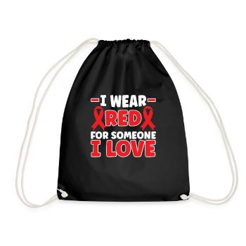 Maladie cardiaque - Sac de sport léger - noir - Devant