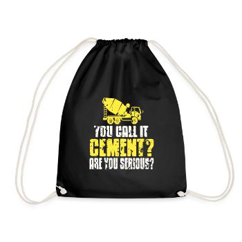 Vous appelez cela du ciment? Êtes-vous sérieux Retro Mason - Sac de sport léger - noir - Devant