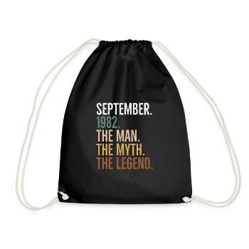 Septembre 1982 L’homme Le mythe La légende - Sac de sport léger - noir - Devant