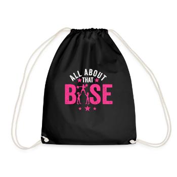 Tout sur ce design de cheerleading de base, encouragez - Sac de sport léger - noir - Devant