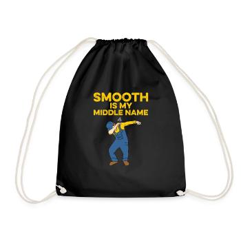 Funny Concrete Finisher Art Men Dad Cool Cement - Drawstring Bag - black - Front