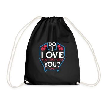 EST-CE QUE JE T’AIME - Sac de sport léger - noir - Devant