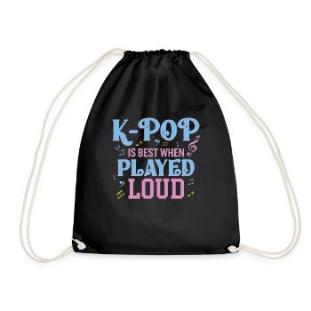 K-Sport est meilleur lorsqu’il est joué fort - Sac de sport léger - noir - Devant