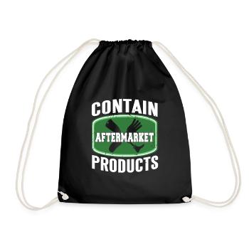 Contain Aftermarket Product Funny Prosthesis - Drawstring Bag - black - Front