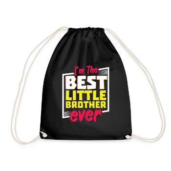 Im The Best little Brother Ever - Drawstring Bag - black - Front