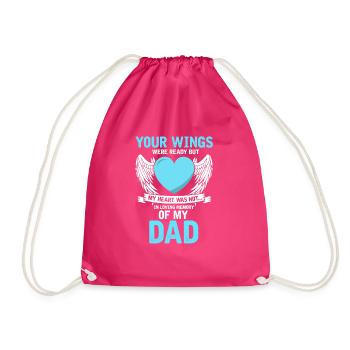 Deuil inspirant des pères perdants - Sac de sport léger - fuchsia - Devant
