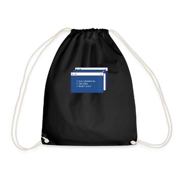Hacker Programmeur Développeur Informatique - Sac de sport léger - noir - Devant