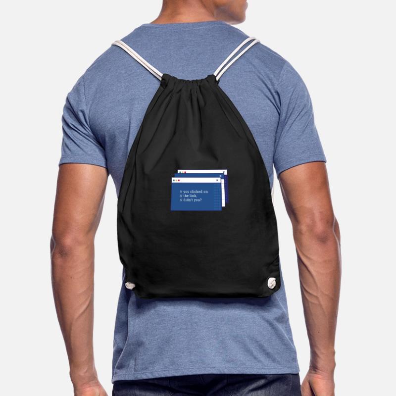 Hacker Programmer Developer Computer Science Drawstring Bag