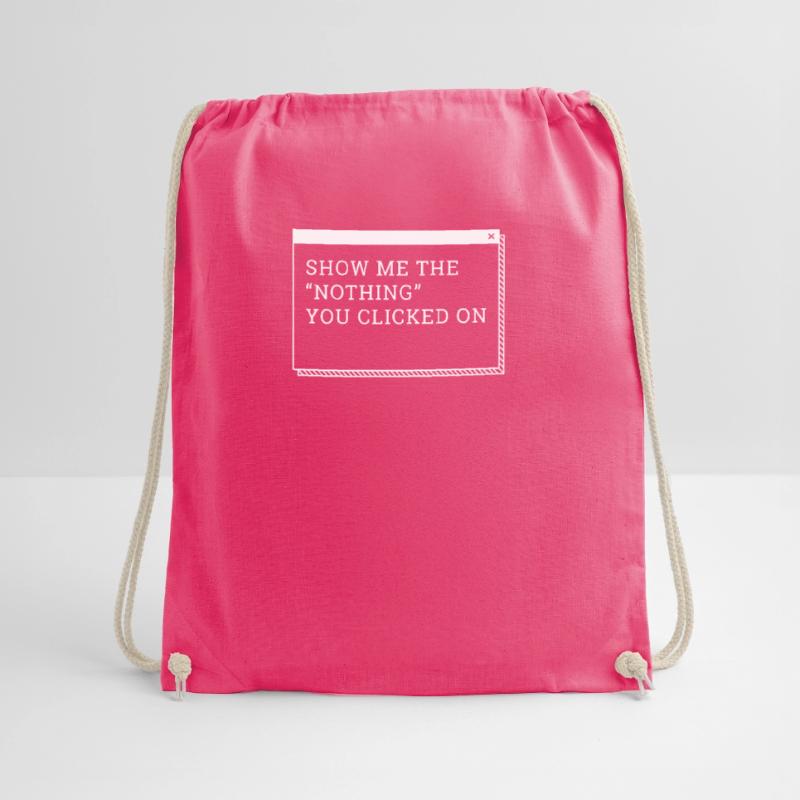 Hacker Programmer Developer Computer Science Drawstring Bag