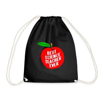 Best Science Teacher Ever Retro Teacher Designs - Turnbeutel - Schwarz - Vorne