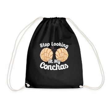 Conchas Pan dulce Latina Espagnol - Sac de sport léger - noir - Devant