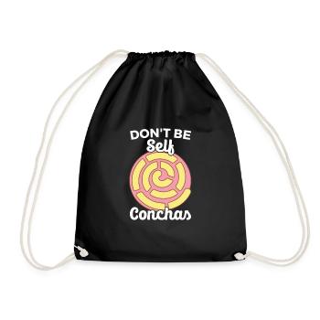 Conchas Pan dulce Latina Espagnol - Sac de sport léger - noir - Devant