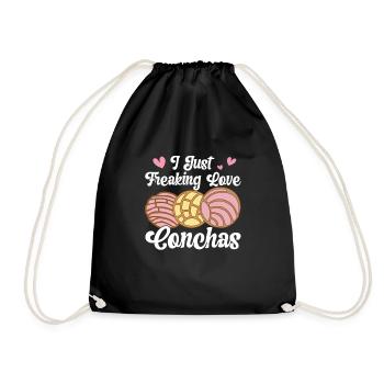 Conchas Pan dulce Latina Espagnol - Sac de sport léger - noir - Devant